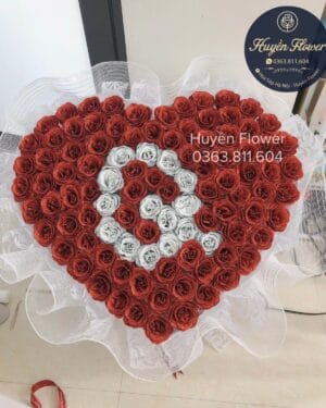 Bó Hoa Sáp hình Trái tim 111211