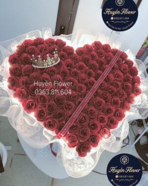 Bó Hoa Sáp hình Trái tim 1313311