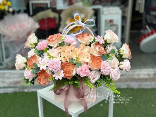 Giỏ hoa 20 11 - Lẵng Hoa tặng thầy cô 20 115