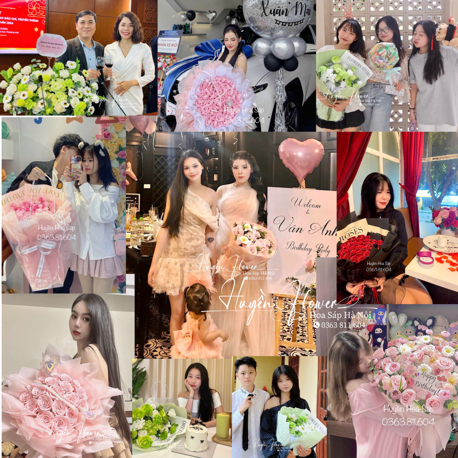 Fback Hoa Sáp - Hoa Sinh Nhật