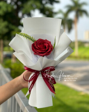 Bó Hoa Sáp 1 bông - Bó hoa nhỏ sự kiện 112