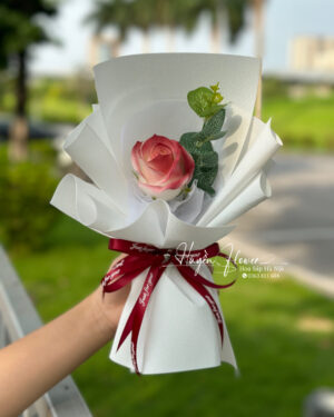 Bó Hoa Sáp 1 bông - Bó hoa nhỏ sự kiện 113