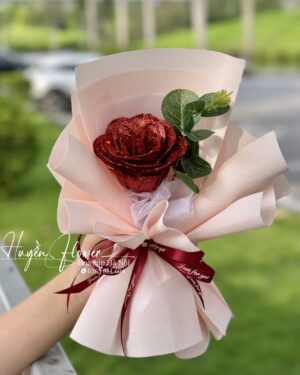 Bó Hoa Sáp 1 bông - Bó hoa nhỏ sự kiện 115