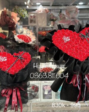 Bó Hoa hình tim - Hoa tỏ tình 119