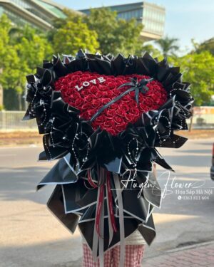 Bó hoa sáp hình trái tim - Hoa tỏ tình - Hoa sinh nhật120