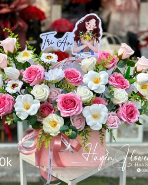 Giỏ Hoa 20 11 - Giỏ Hoa Sáp11