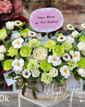 Giỏ Hoa 20 11 - Giỏ Hoa Sáp15