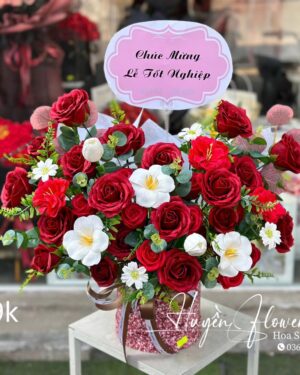 Giỏ Hoa 20 11 - Giỏ Hoa Sáp17