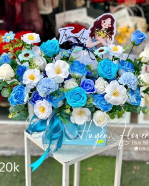 Giỏ Hoa 20 11 - Giỏ Hoa Sáp19