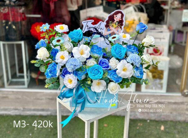 Giỏ Hoa 20 11 - Giỏ Hoa Sáp19