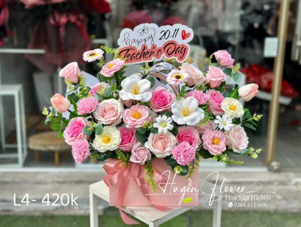 Giỏ Hoa Sáp 20:11 Giỏ Hoa 20 1111