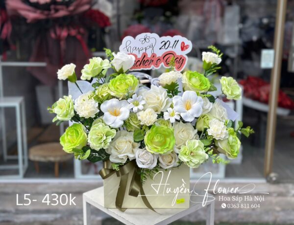 Giỏ Hoa Sáp 20:11 Giỏ Hoa 20 1113