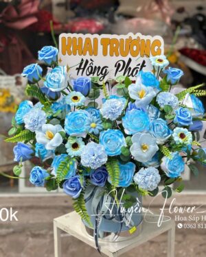 Giỏ Hoa Sáp chúc mừng11