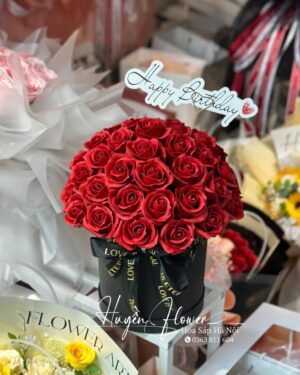 Hộp Hoa để bàn - Hộp hoa sáp12