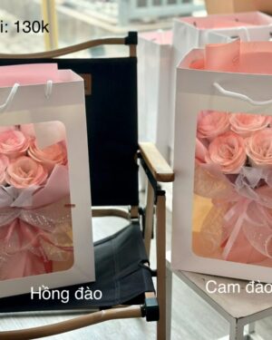 Bó hoa nhũ kim tuyến - Hoa sáp nhũ11