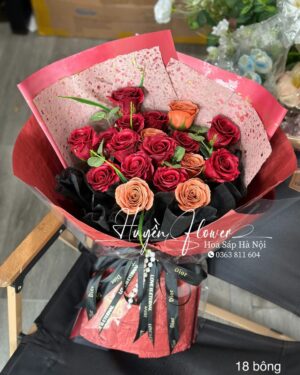 Bó hoa sinh nhật - Hoa sáp33