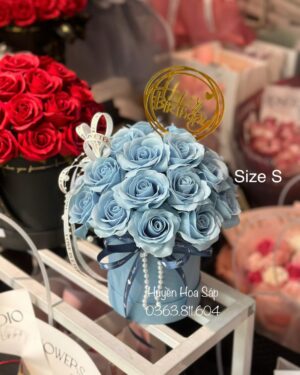 Hộp hoa sáp để bàn14
