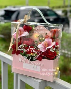 Vali Hoa Sáp - Hộp hoa sáp12