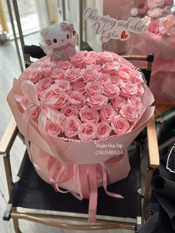Bó Hoa hồng Sáp - Hoa Sinh Nhật11