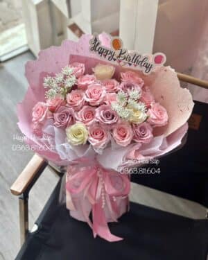 Bó Hoa hồng Sáp - Hoa Sinh Nhật18